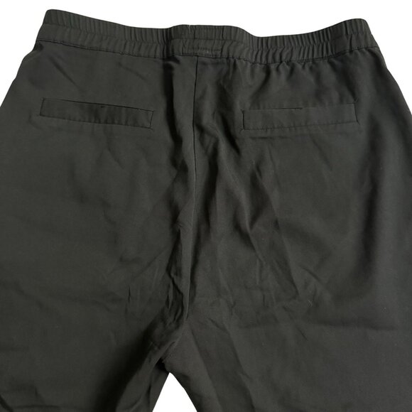 Marine Layer Allison Black Cropped Pants Small elastic waist light weight New - Picture 10 of 14